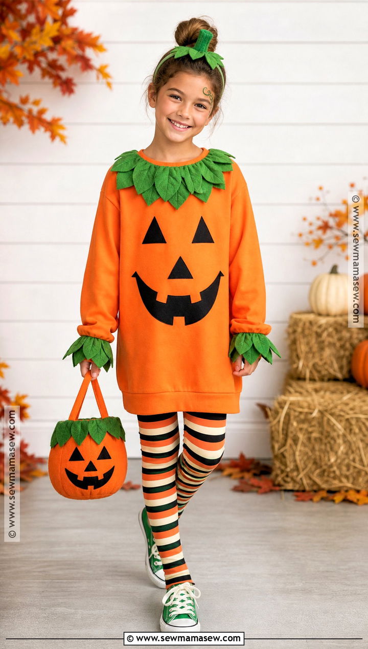 Cute Pumpkin Costume - 40 girl costumes