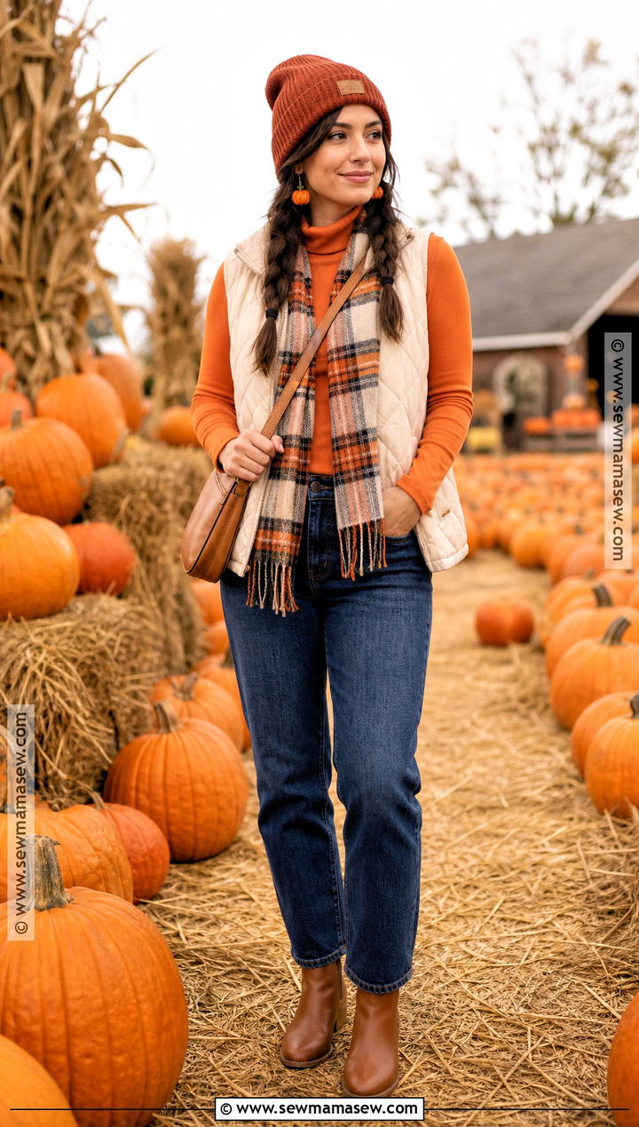 Cute Pumpkin Patch Halloween Outfit - 35 cute halloween outfits