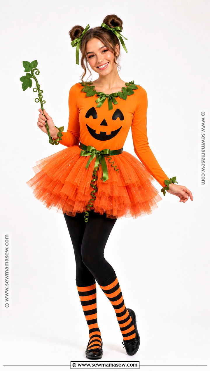 Cute Pumpkin Tutu Costume - 40 pumpkin costume ideas