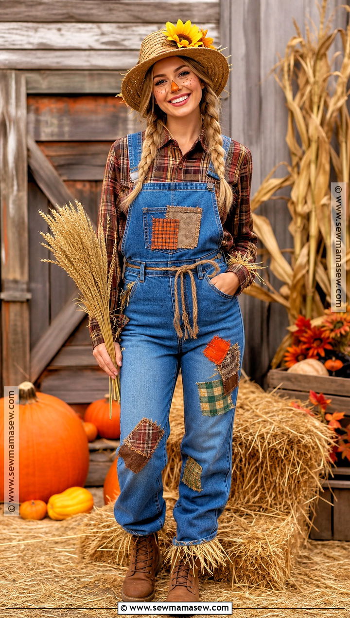 Cute Scarecrow Costume - 30 halloween costume cute ideas