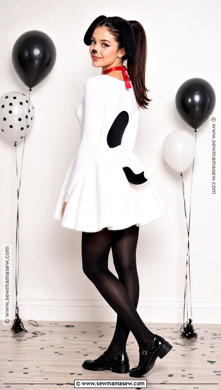 Cute Snoopy Skirt Costume - 30 Snoopy Costume Ideas for Women
