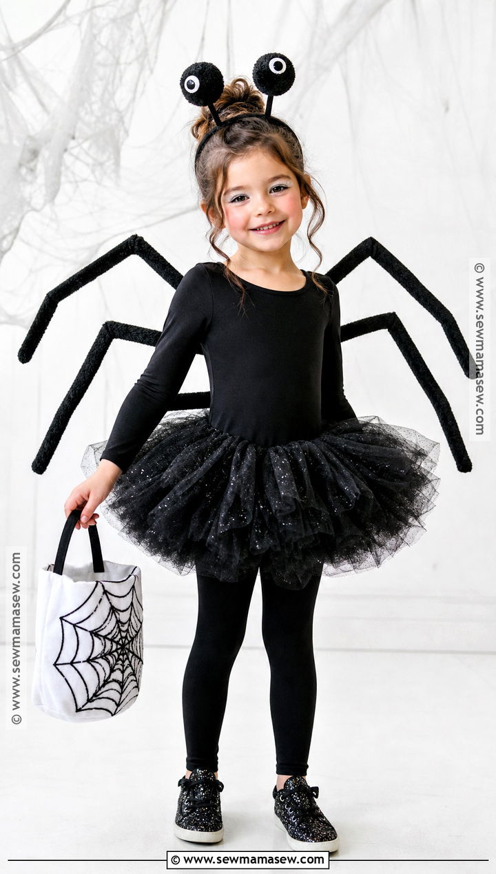 Cute Spider Costume With Tutu - 30 spider costume ideas for kids
