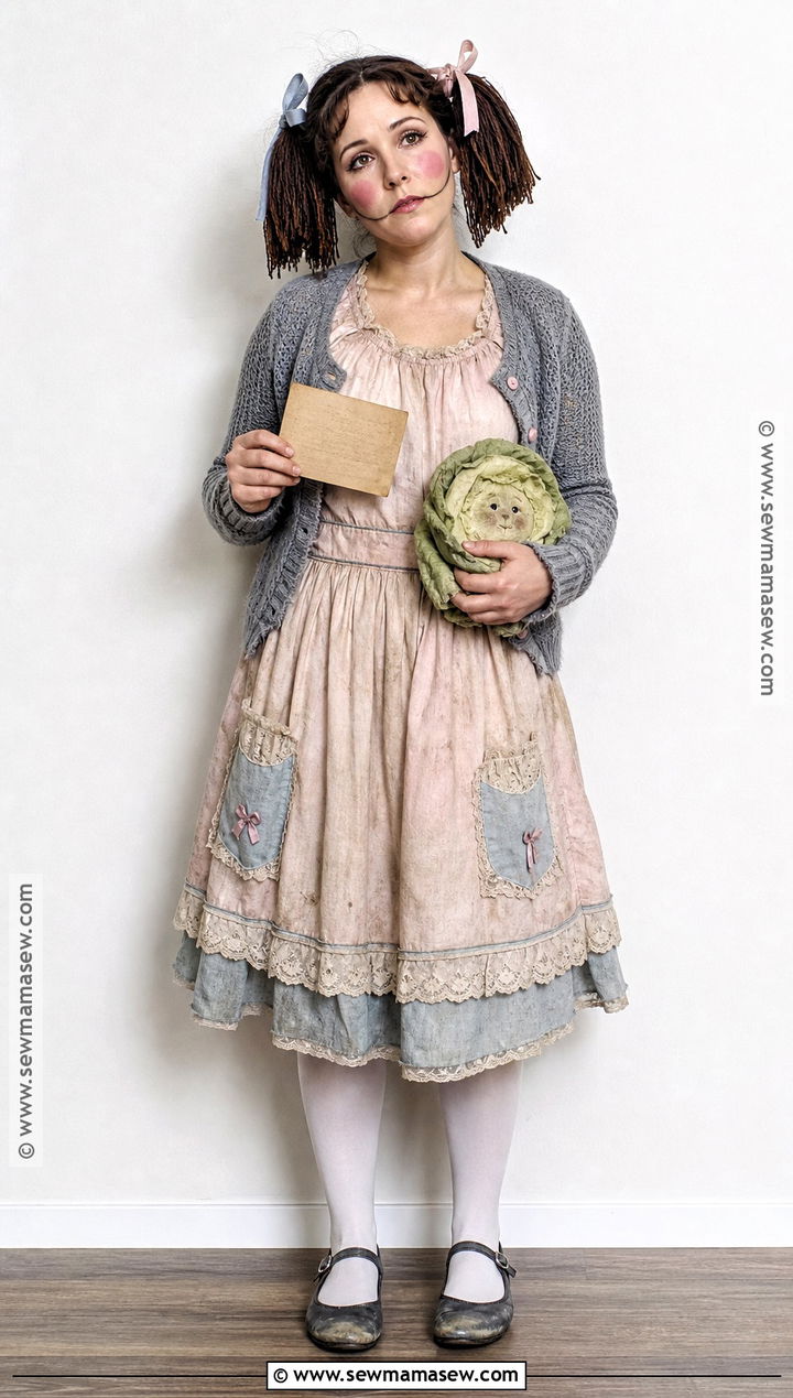 Cute Spooky Cabbage Patch Doll Costume - 35 Cabbage Patch Doll Costume Ideas
