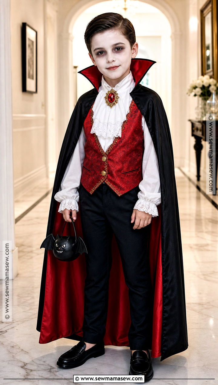 Cute Vampire Kids Costume - 35 halloween kids costumes