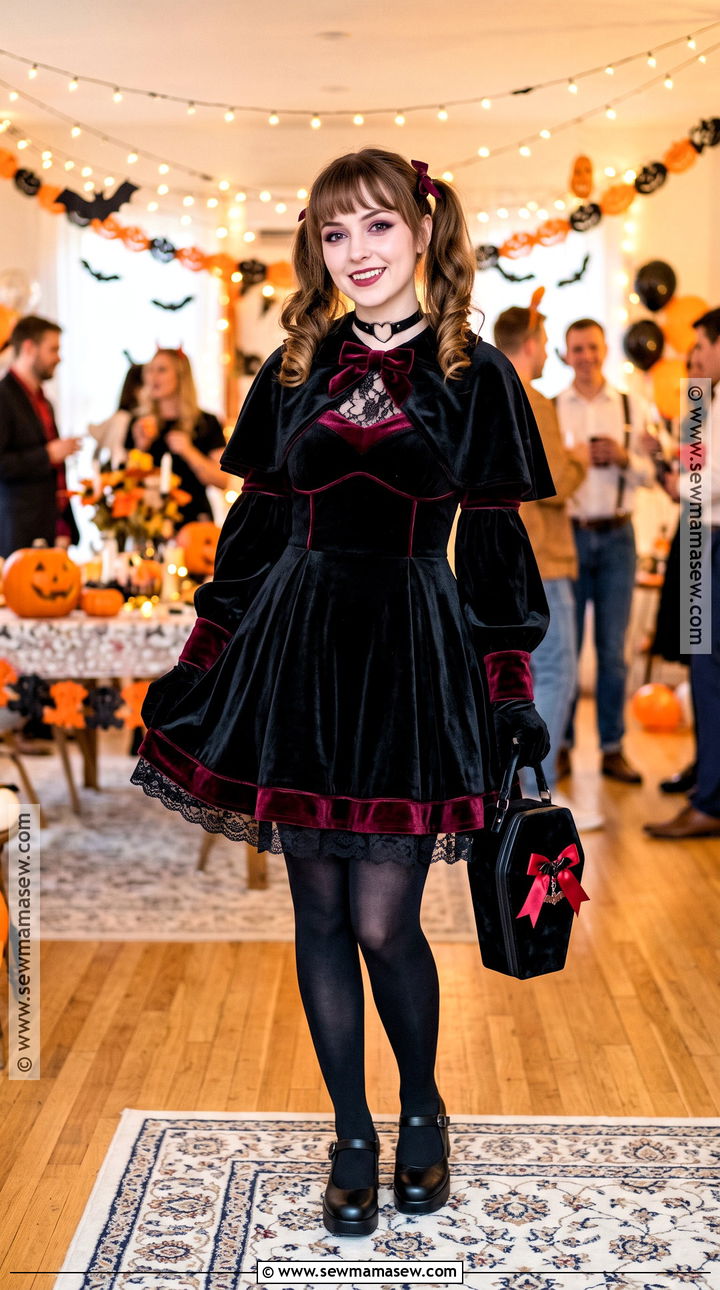 Cute Vampire Skater Dress - 45 vampire dress ideas