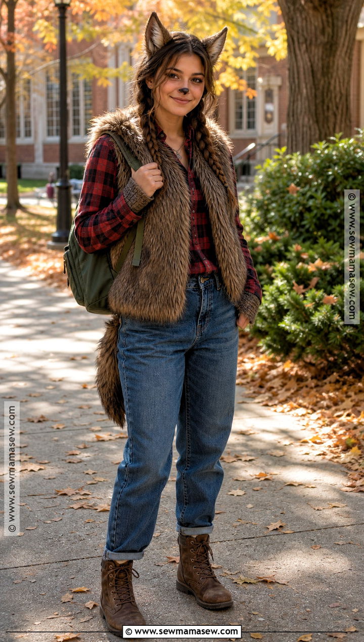 Cute Werewolf Halloween School Outfit - 30 halloween school outfit ideas