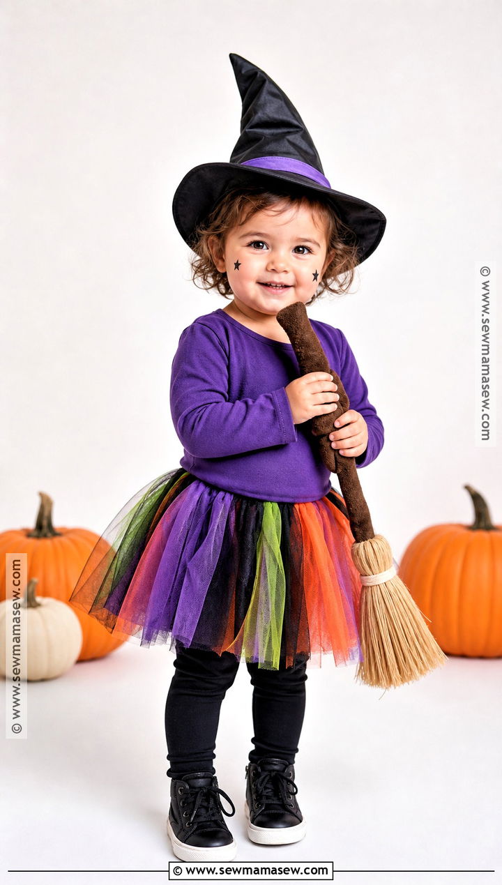 Cute Witch Toddler Halloween Costume - 45 toddler halloween costumes