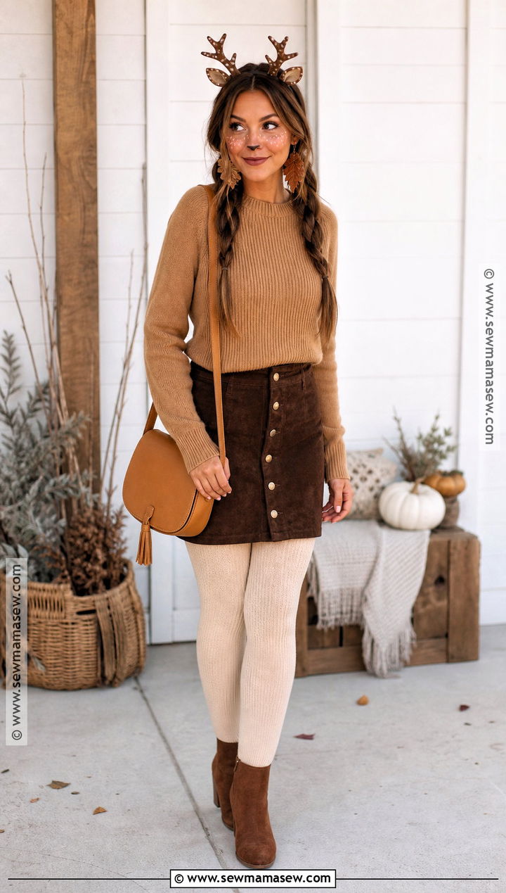 Cute Woodland Deer Halloween Outfit - 35 cute halloween outfits