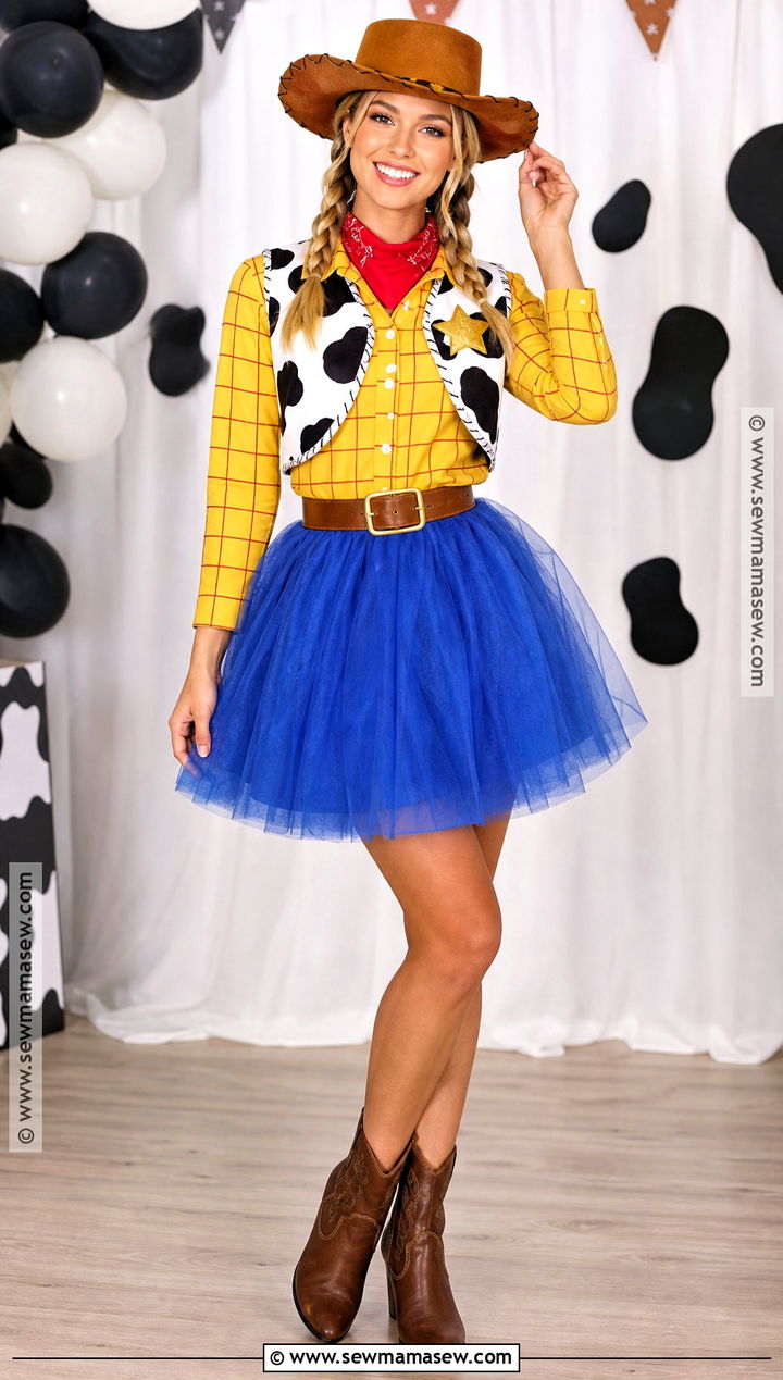 Cute Woody Costume With Tulle Skirt - 35 woody toy story costume ideas