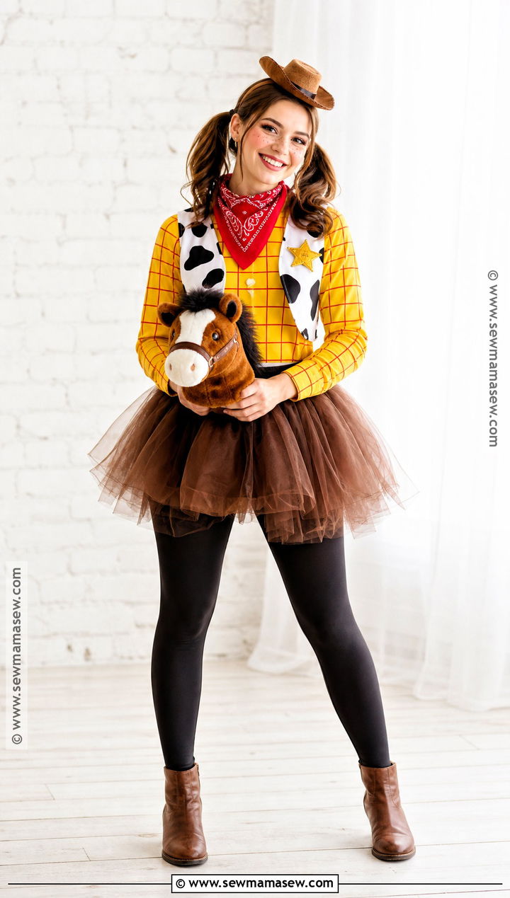 Cute Woody Costume With Tutu - 40 woody costume ideas