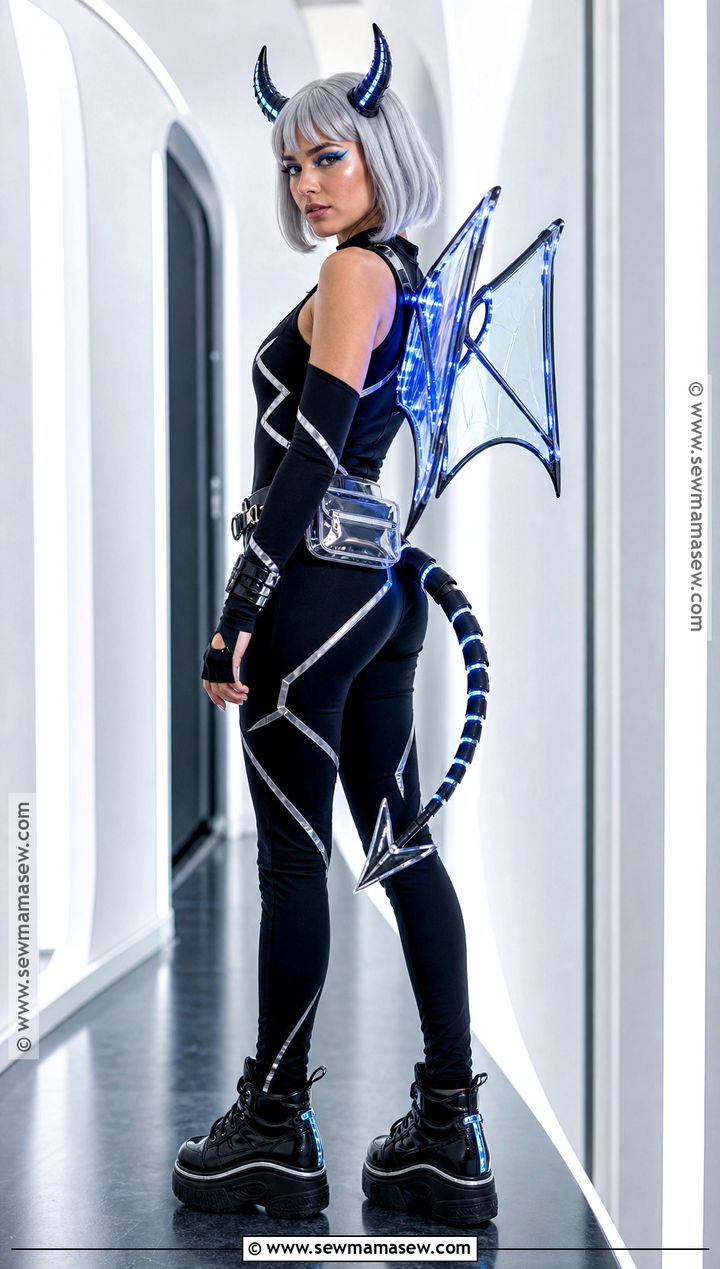 Cyber Demon Halloween Costume - 35 demon halloween costume ideas