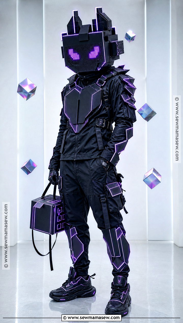 Cyber Enderman Cosplay - 35 enderman cosplay ideas