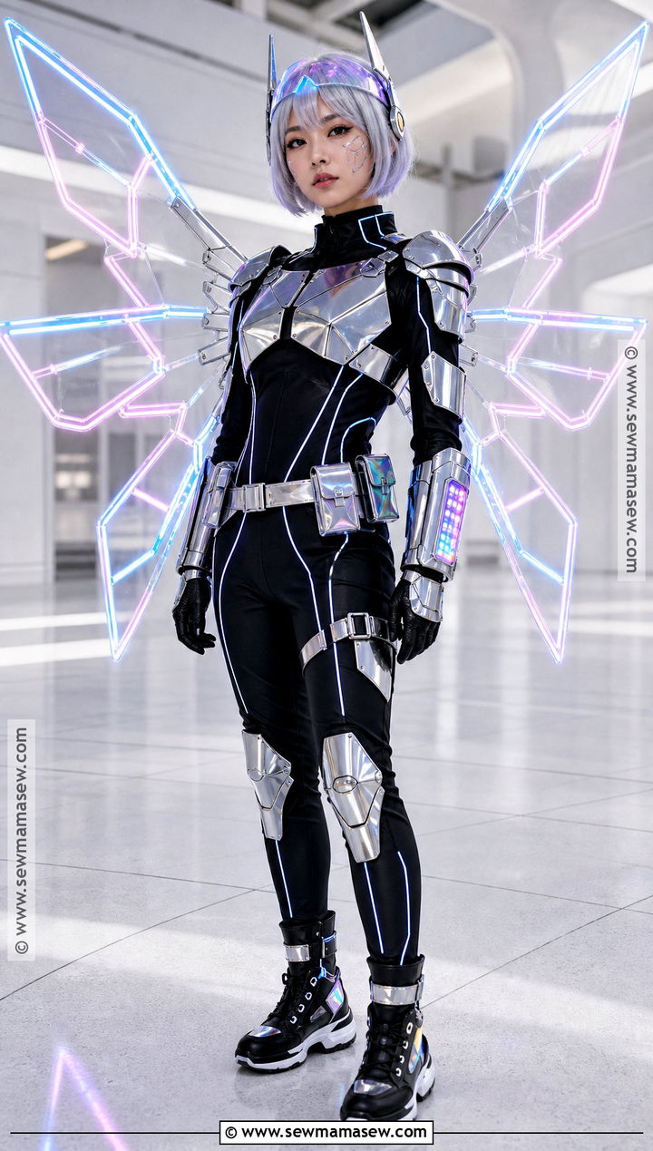 Cyber LED Wings Cosplay - 30 Cosplay Wings Ideas
