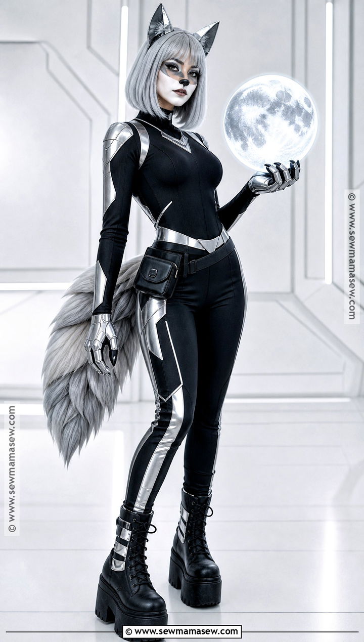 Cyber Wolf Costume - 30 Wolf Halloween Costume Ideas for Women