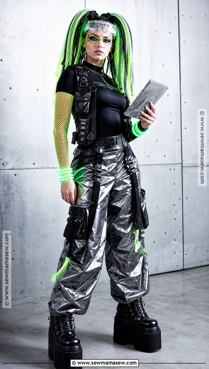 Cybergoth Alien Costume - 35 alt halloween costume ideas