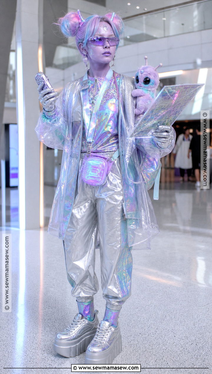 Cyberpunk Alien Tourist Costume - 30 cyberpunk costume ideas