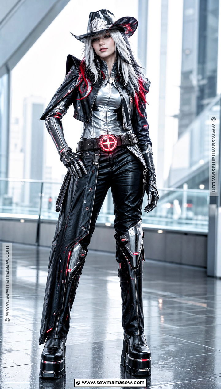 Cyberpunk Boothill Cosplay With Neon Accents - 30 Boothill Cosplay Ideas