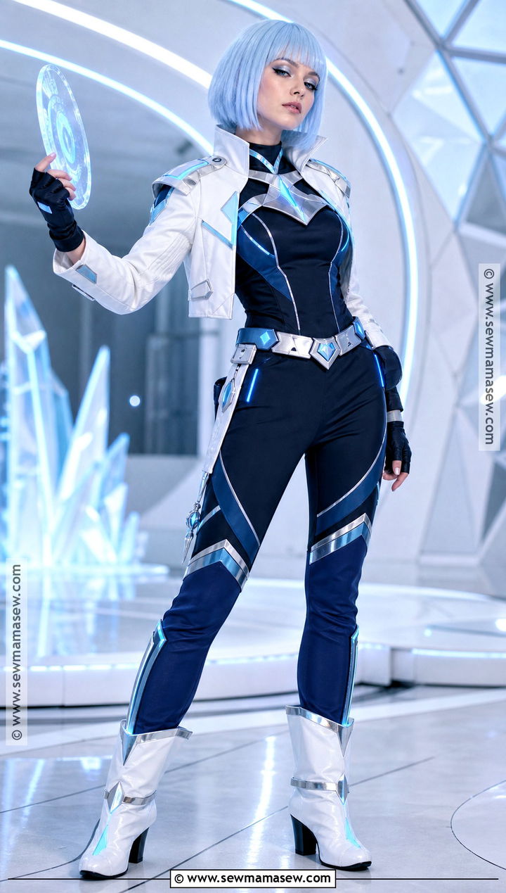 Cyberpunk Eula Cosplay With LED Details - 30 eula cosplay ideas