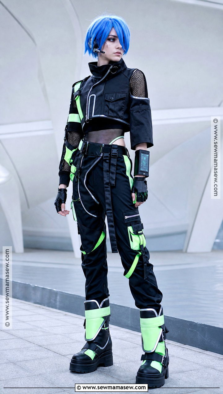 Cyberpunk Hacker Cosplay Sewing Pattern - 30 Cosplay Sewing Patterns Ideas