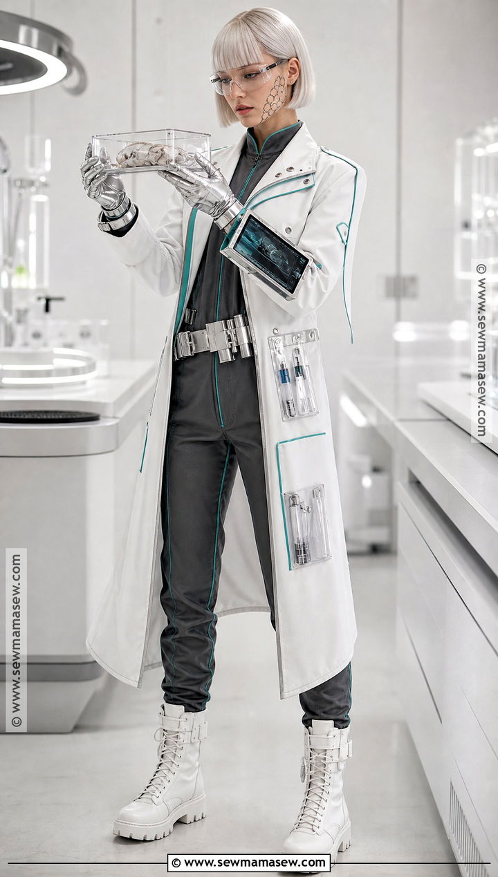 Cyberpunk Lab Scientist Cosplay - 35 cyberpunk cosplay ideas