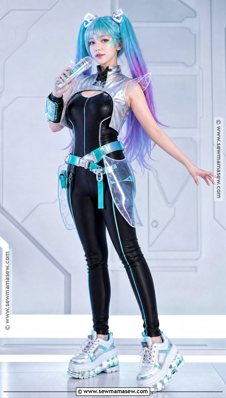 Cyberpunk Miku Cosplay Costume - 45 miku cosplay ideas