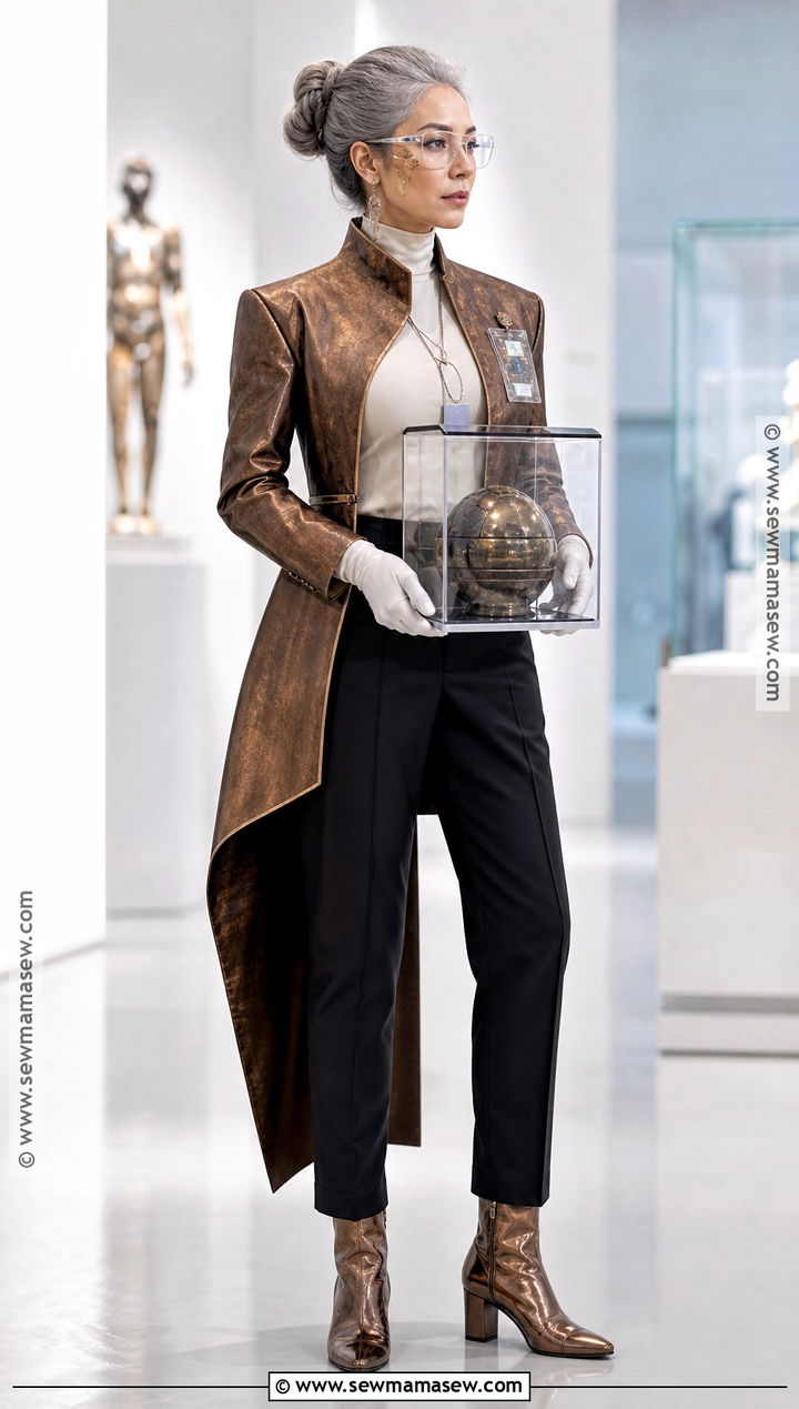Cyberpunk Museum Curator Cosplay - 35 cyberpunk cosplay ideas