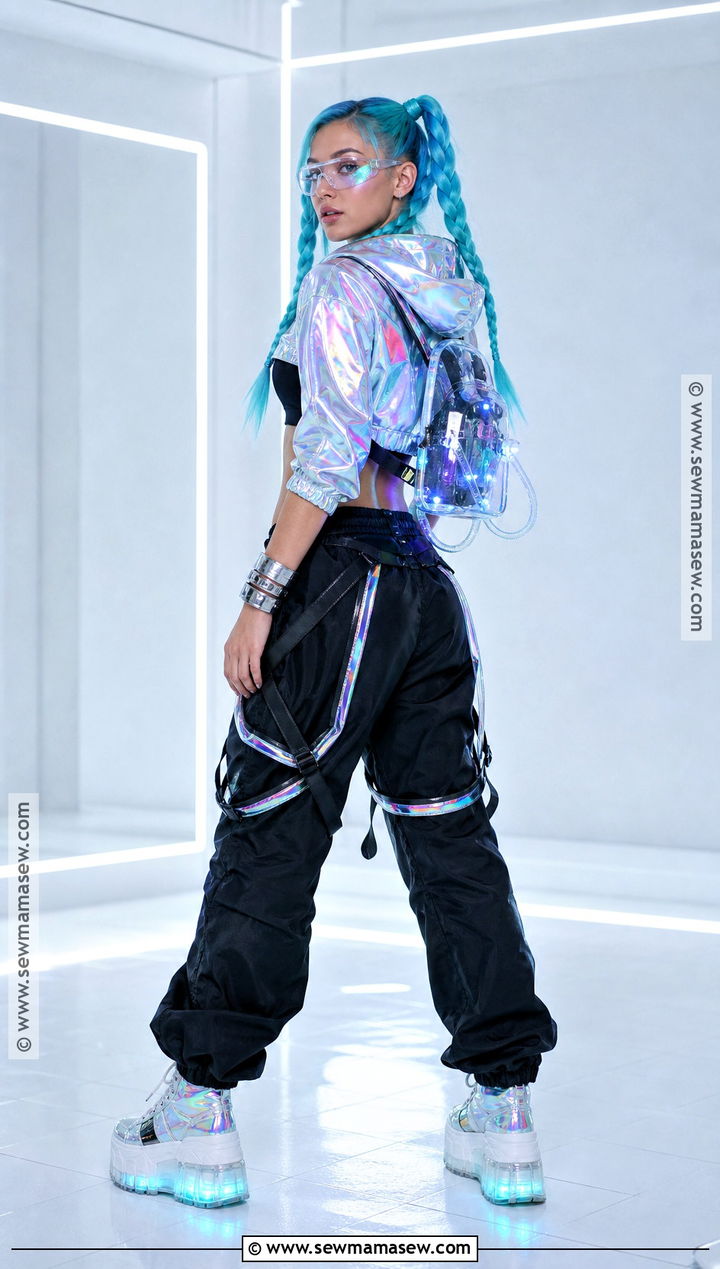 Cyberpunk Rave Runner Costume - 30 cyberpunk costume ideas