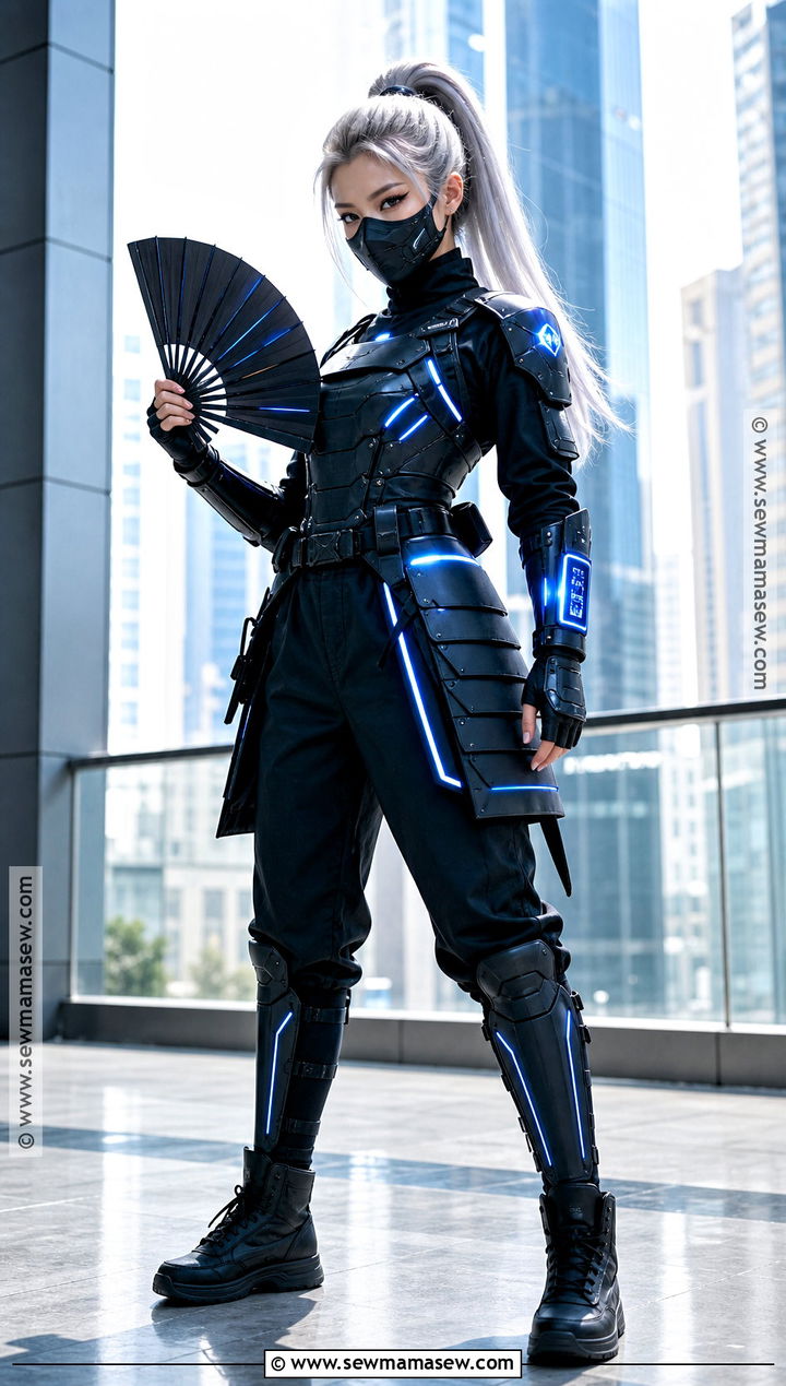 Cyberpunk Samurai Armor Cosplay - 30 Cosplay Armor Ideas