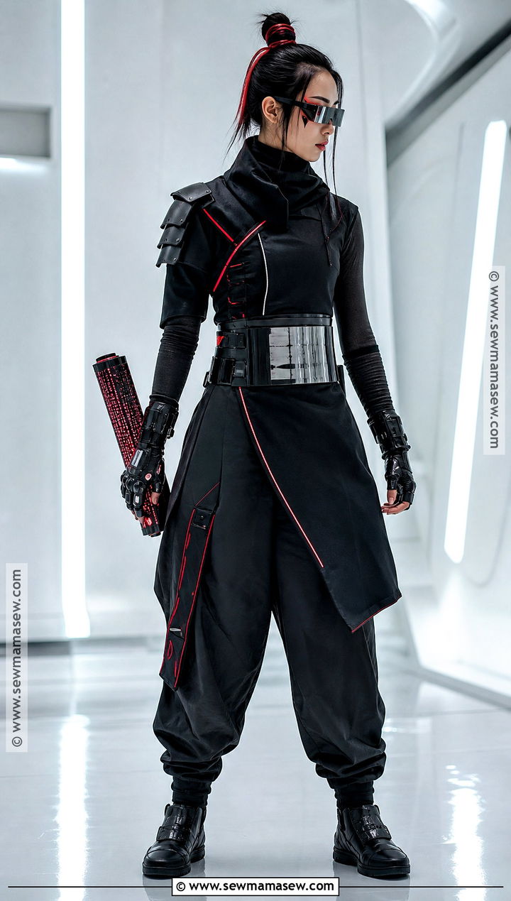 Cyberpunk Samurai Costume - 30 cyberpunk costume ideas