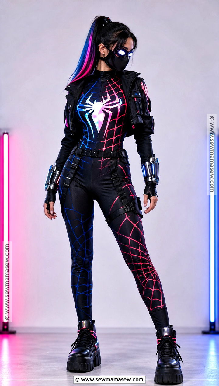Cyberpunk Spider Woman Cosplay - 30 spiderwoman cosplay ideas