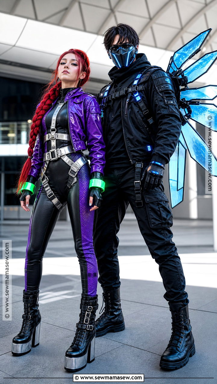 Cyberpunk Starfire And Nightwing Costume - 35 starfire and nightwing costume ideas