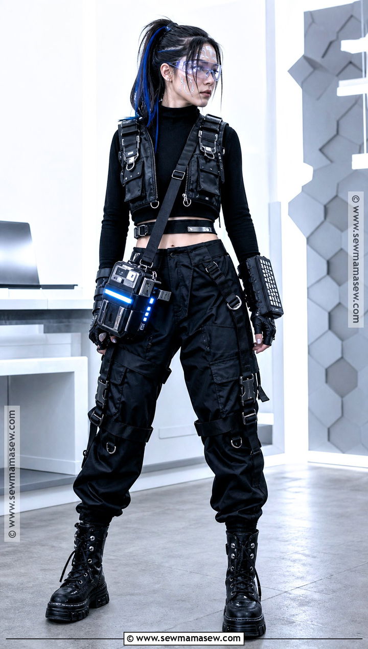 Cyberpunk Street Hacker Costume - 30 cyberpunk costume ideas