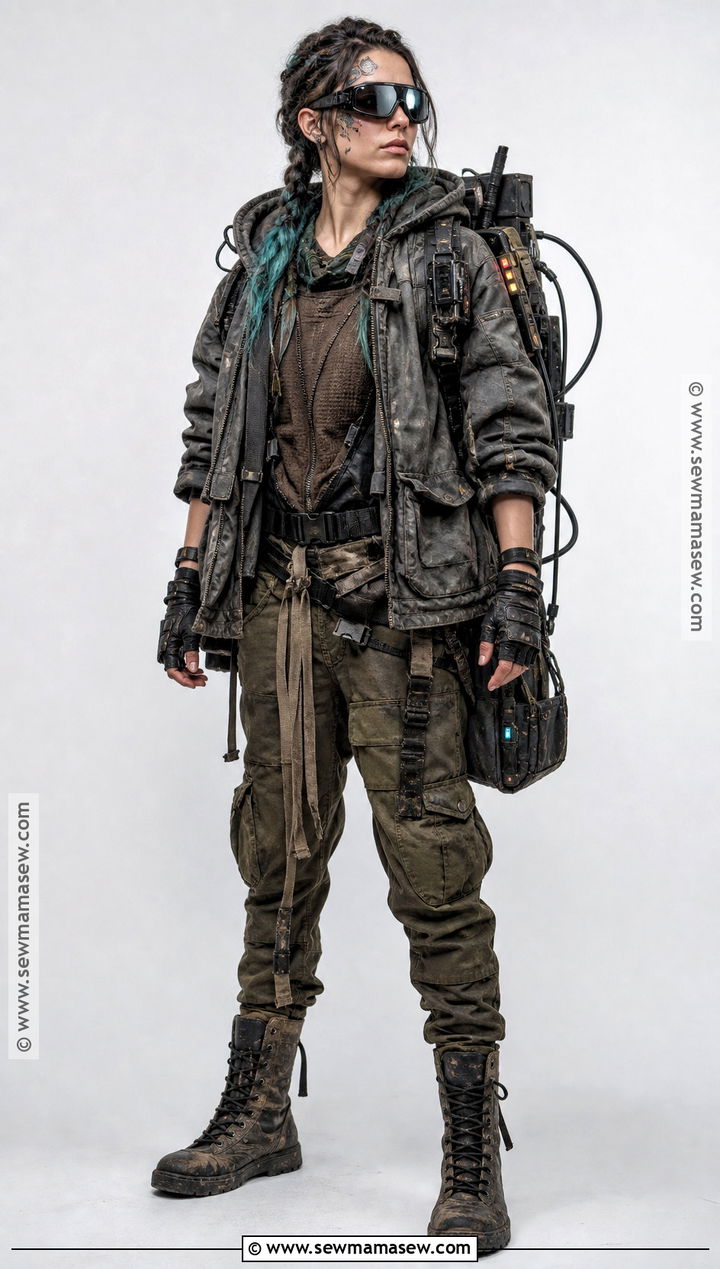 Cyberpunk Wasteland Courier Costume - 30 cyberpunk costume ideas