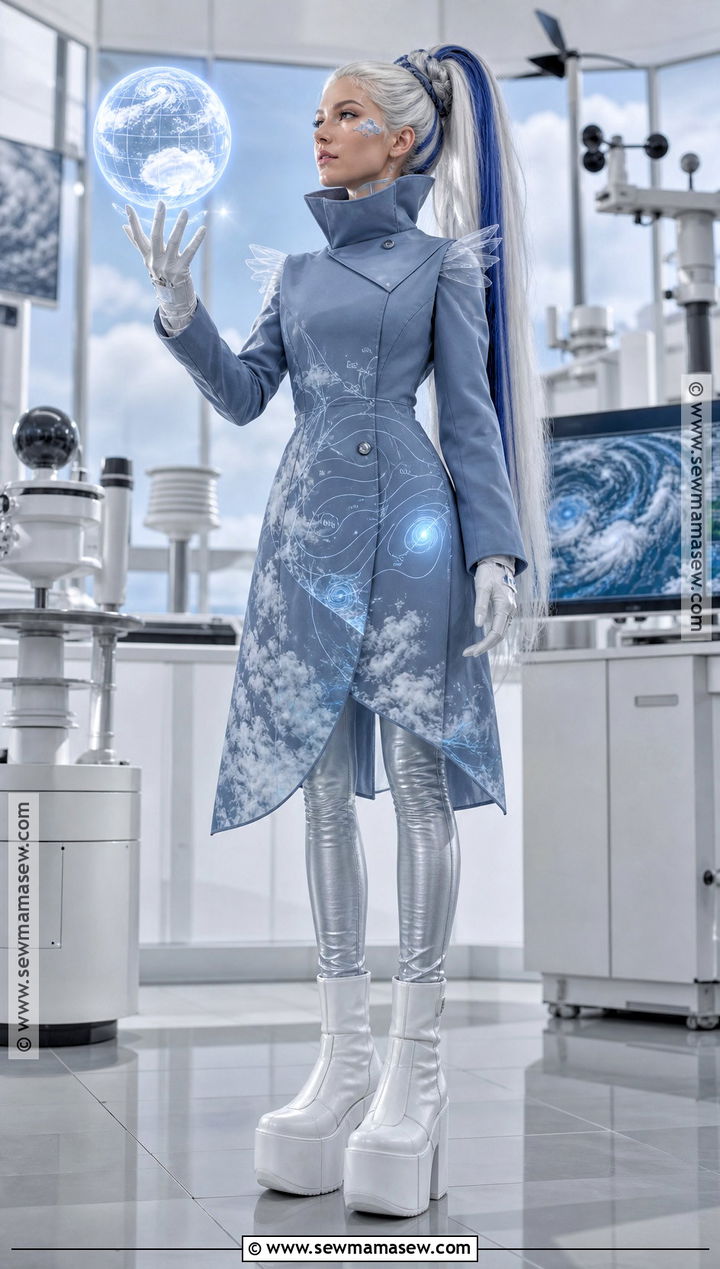 Cyberpunk Weather Controller Cosplay - 35 cyberpunk cosplay ideas
