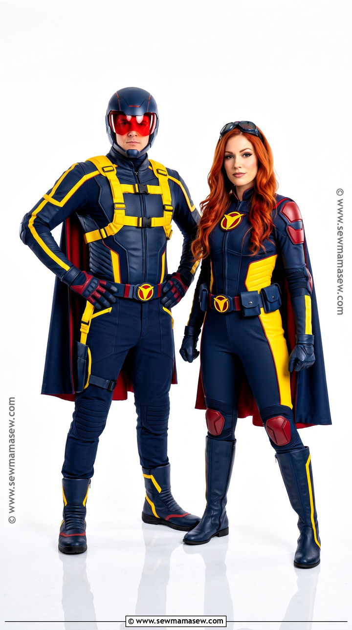 Cyclops And Jean Grey Couple Costume - 30 super hero couple costumes