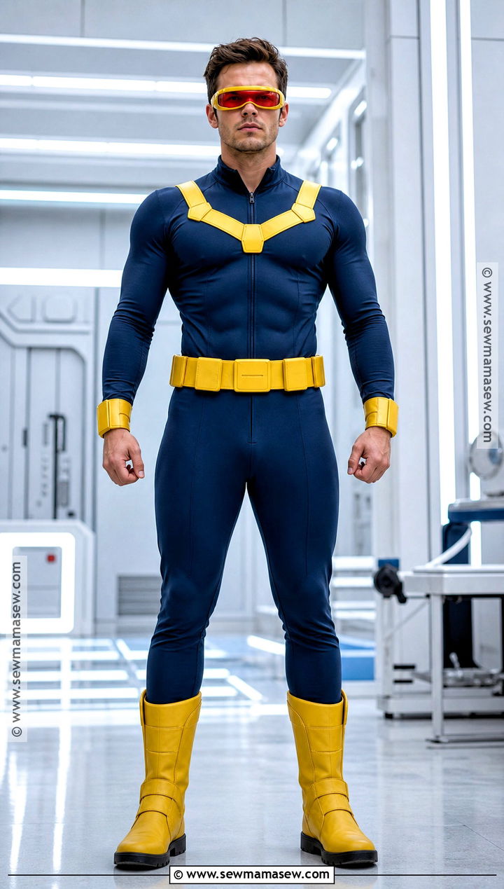 Cyclops Costume With Red Visor - 30 marvel costume ideas