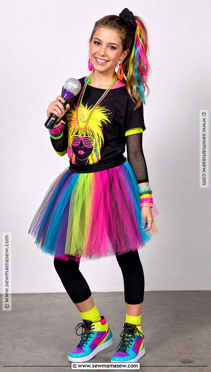 Cyndi Lauper Colorful Eighties Costume - 30 celebrity dress up day at school ideas