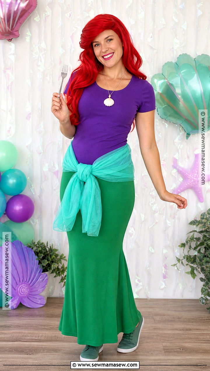 DIY Ariel Closet Costume - 40 little mermaid costume ideas