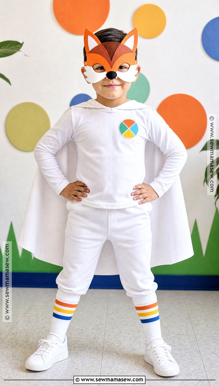 DIY Ash Costume With Felt Fox Mask - 30 ash fantastic mr fox costume ideas