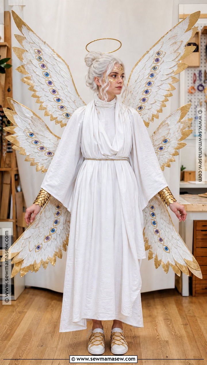 DIY Cardboard Seraphim Costume - 30 Seraphim Costume Ideas