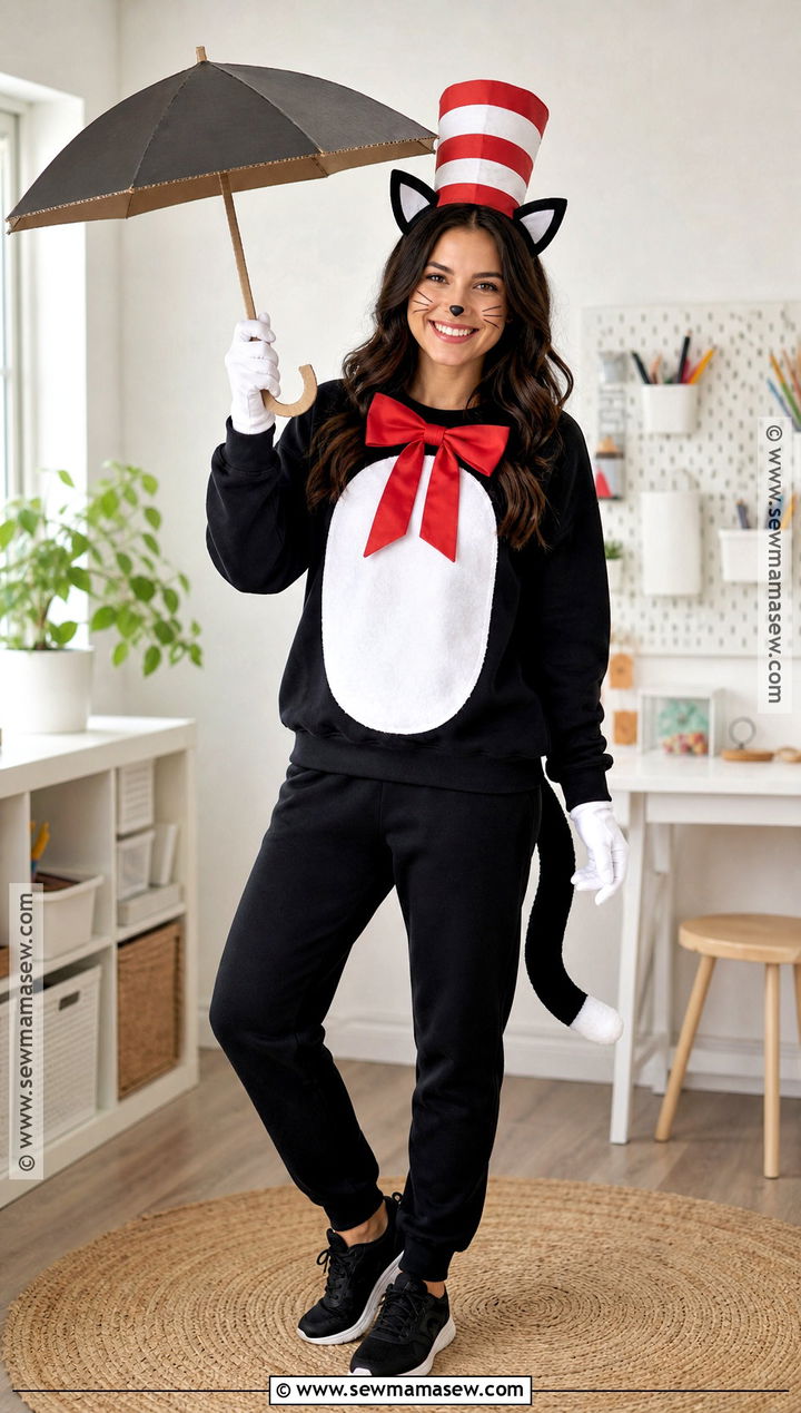 DIY Cat In The Hat Costume - 30 cat and the hat costume ideas