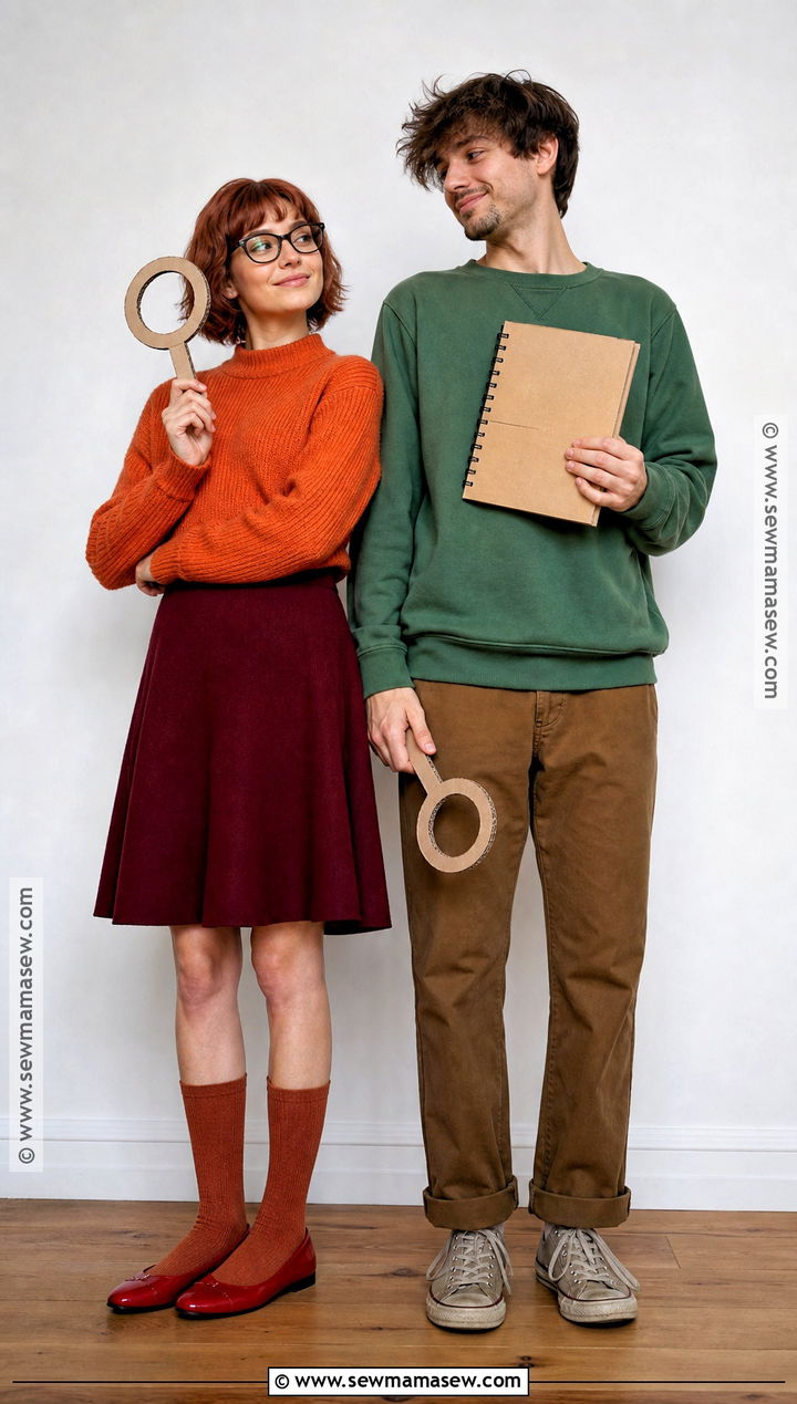 DIY Closet Velma and Shaggy Costume - 35 velma and shaggy costume ideas
