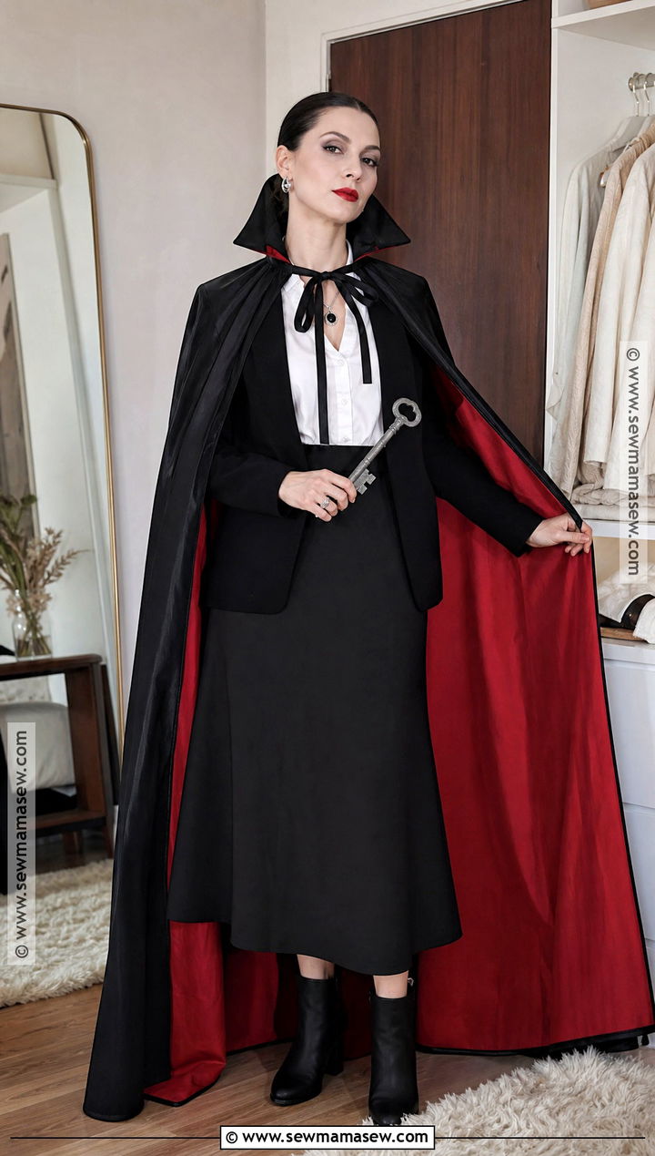 DIY Dracula Costume From Closet Basics - 30 Dracula Costume Ideas for Women