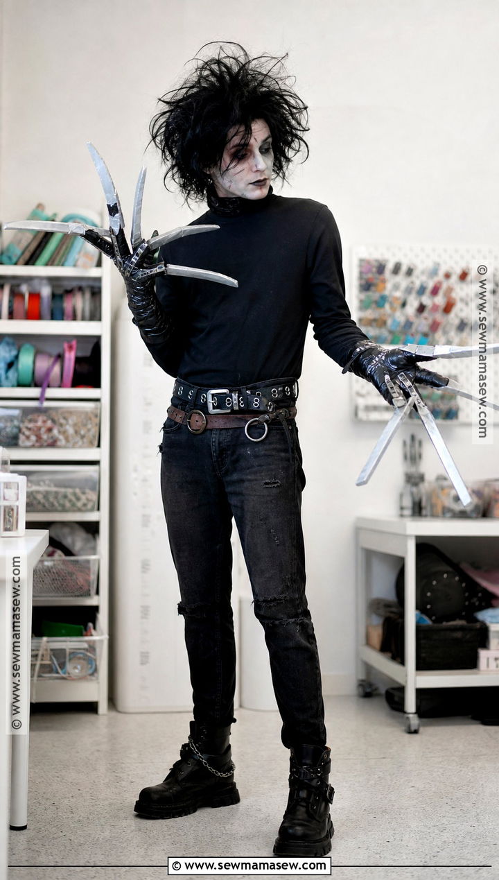DIY Edward Scissorhands Costume - 45 edward scissorhands costume ideas