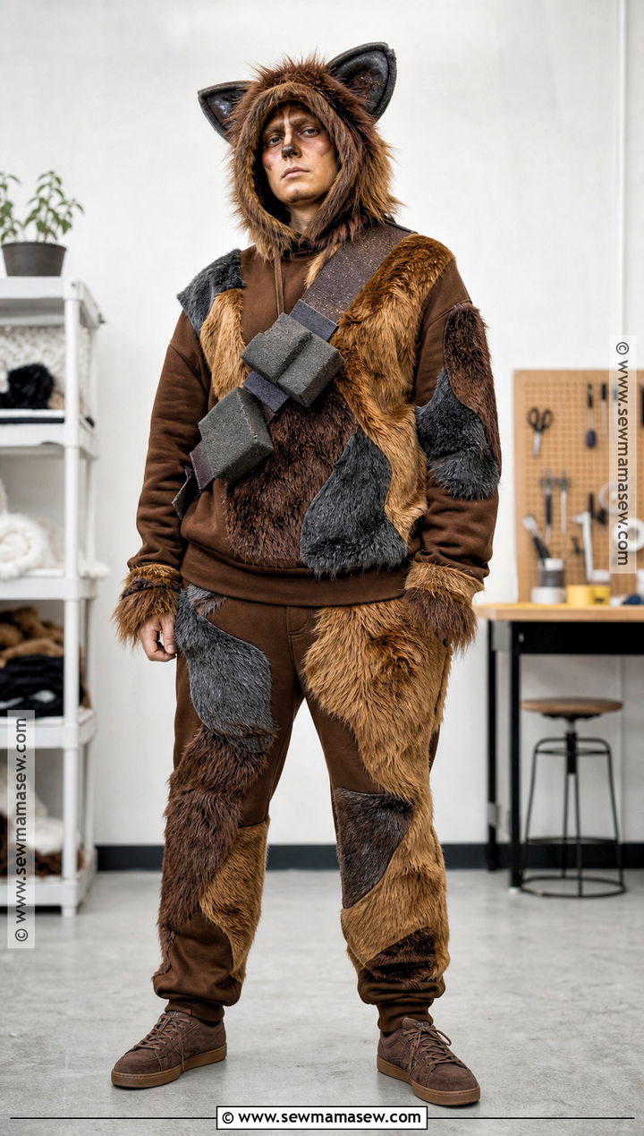 DIY Faux Fur Chewbacca Costume - 35 Chewbacca Costume Ideas