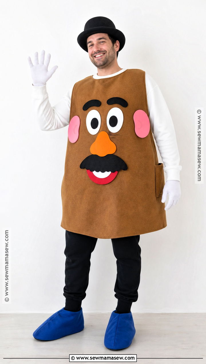 DIY Felt Mr Potato Head Costume - 30 mr potato head costume ideas