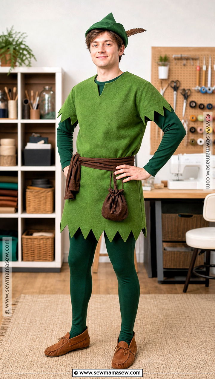 DIY Felt Peter Pan Costume - 40 peter pan costume ideas