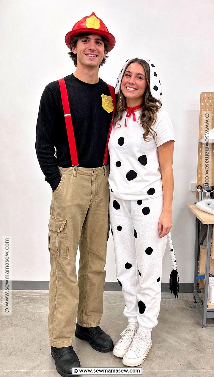 DIY Fireman And Dalmatian Costume - 30 Fireman And Dalmatian Costume Ideas for Couples