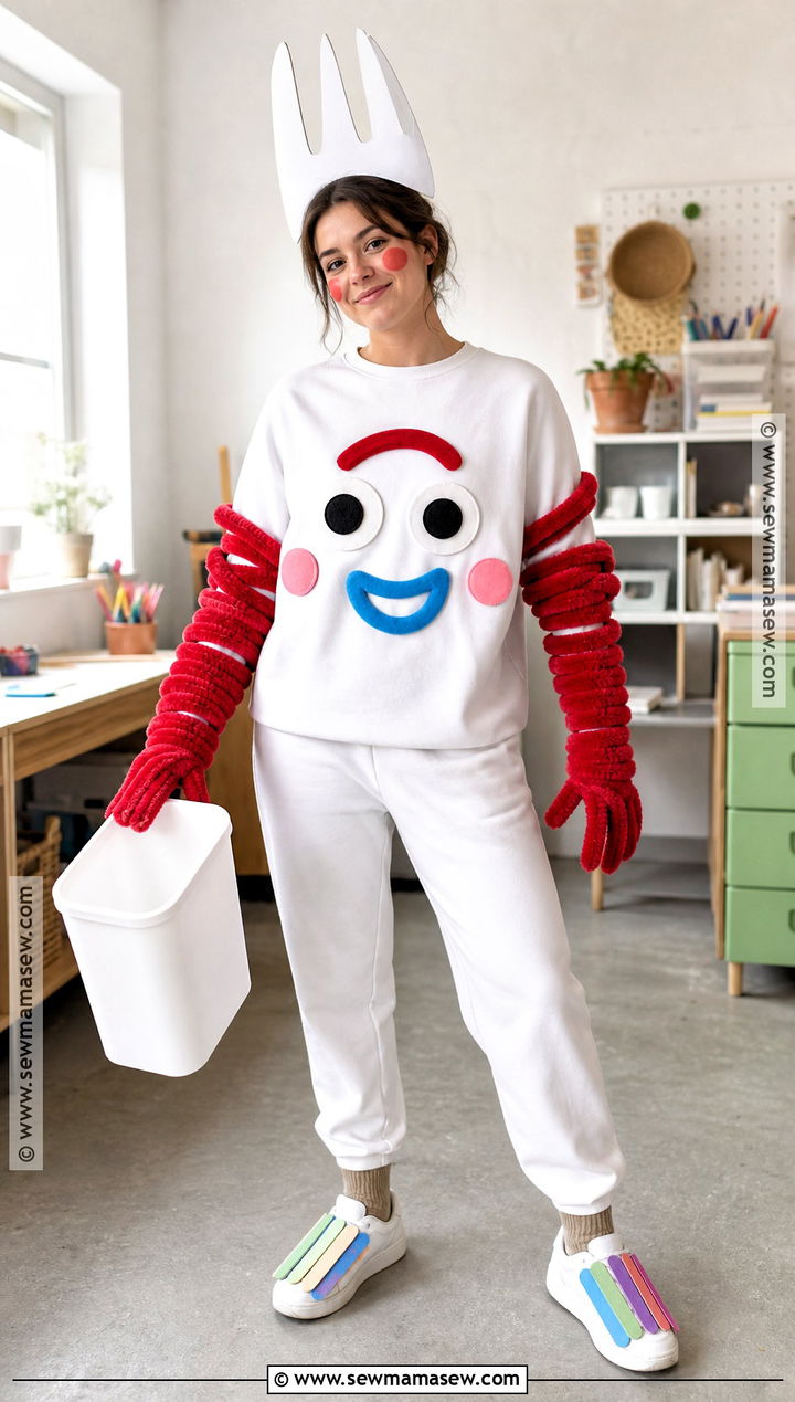 DIY Forky Costume - 30 forky toy story costume ideas