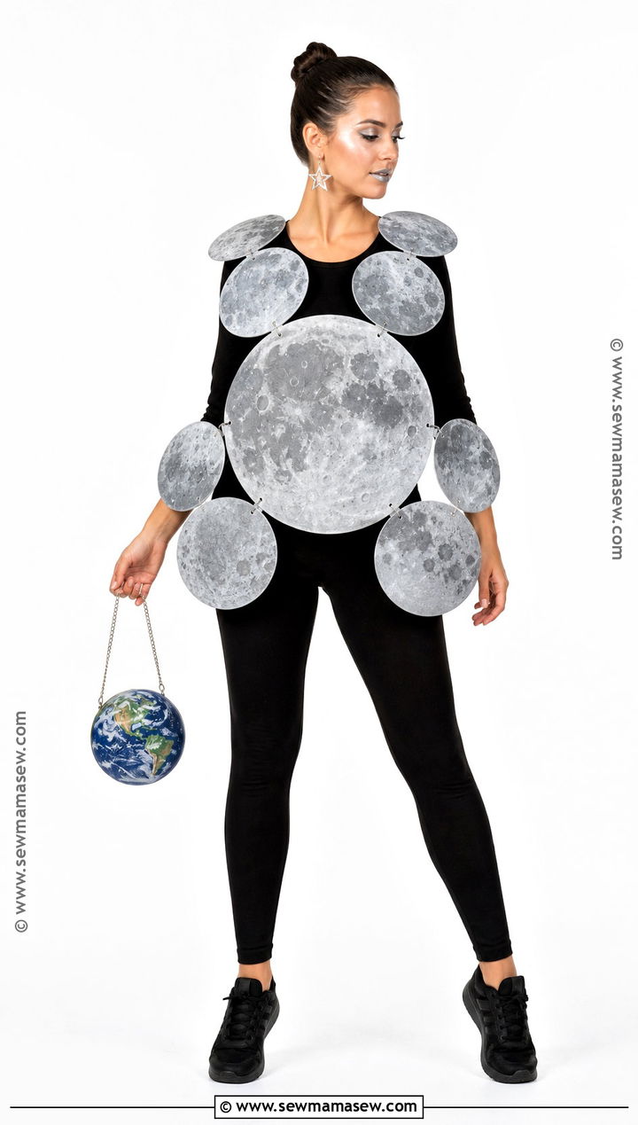 DIY Full Moon Costume - 30 Moon Costume Ideas for Women